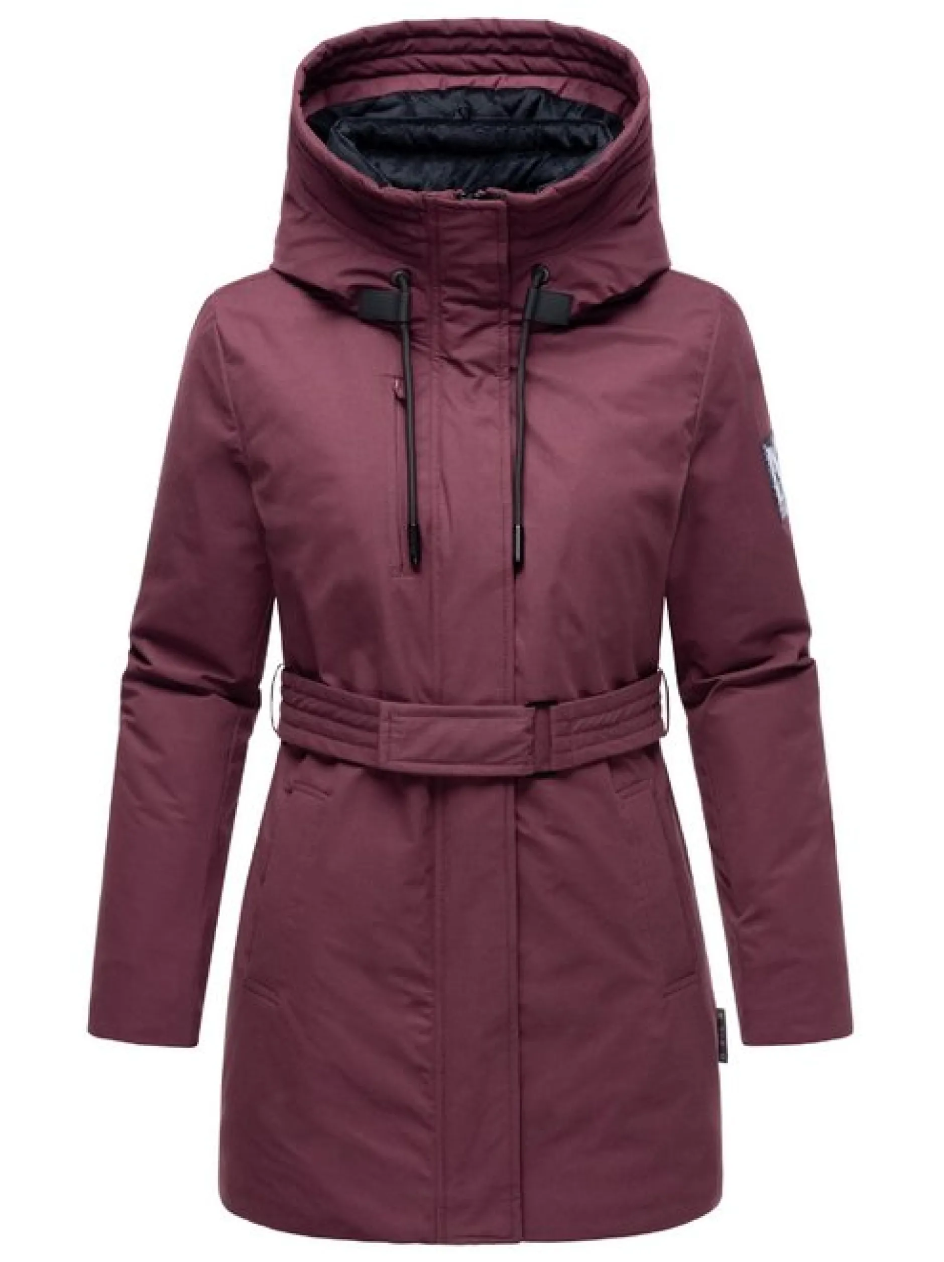 Navahoo Damen Parka - Eishauch 14 in aubergine