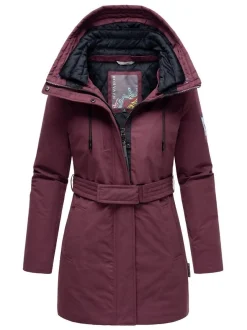 Navahoo Damen Parka - Eishauch 14 in aubergine