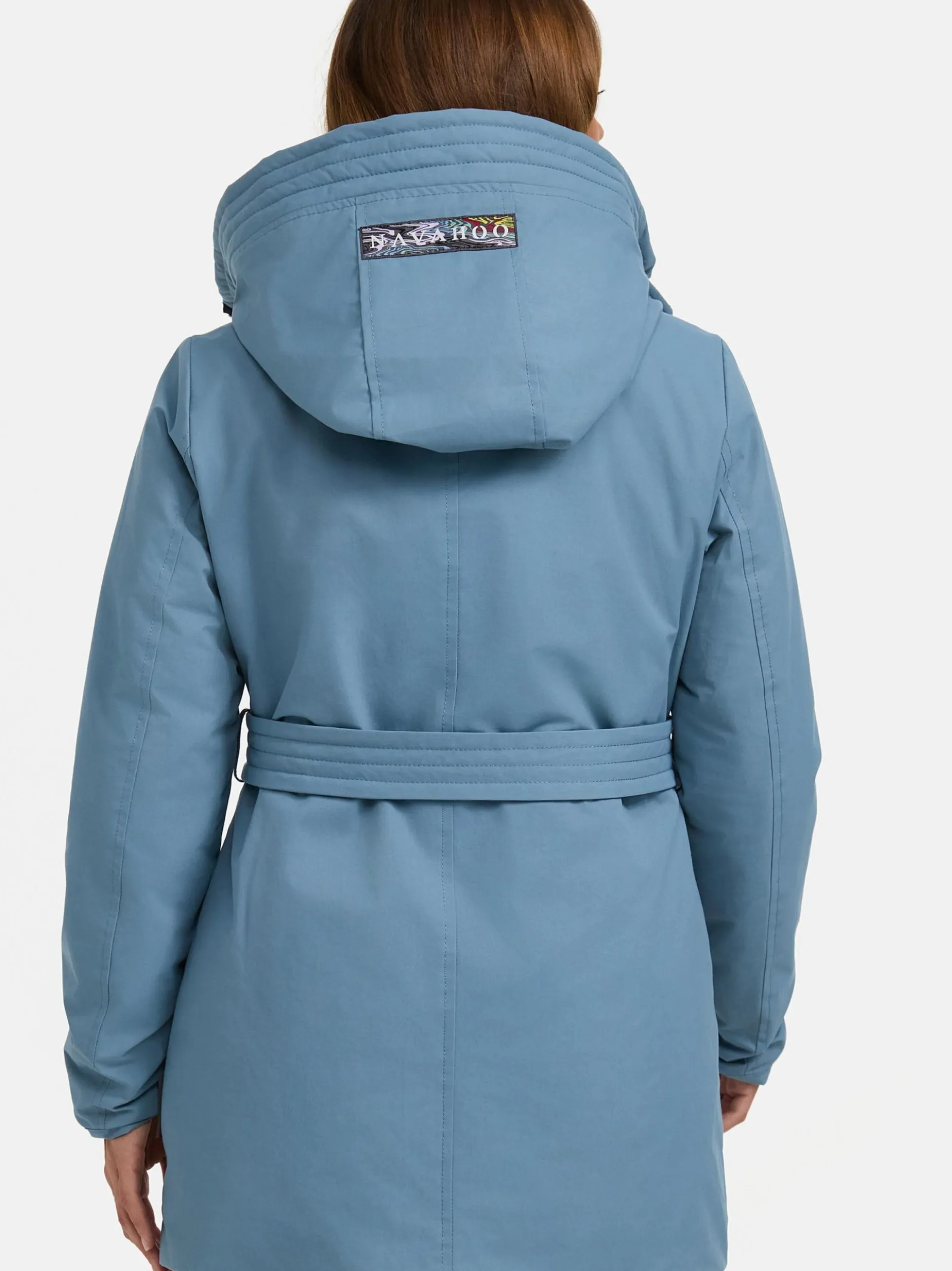 Navahoo Damen Parka - Eishauch 14 in blau