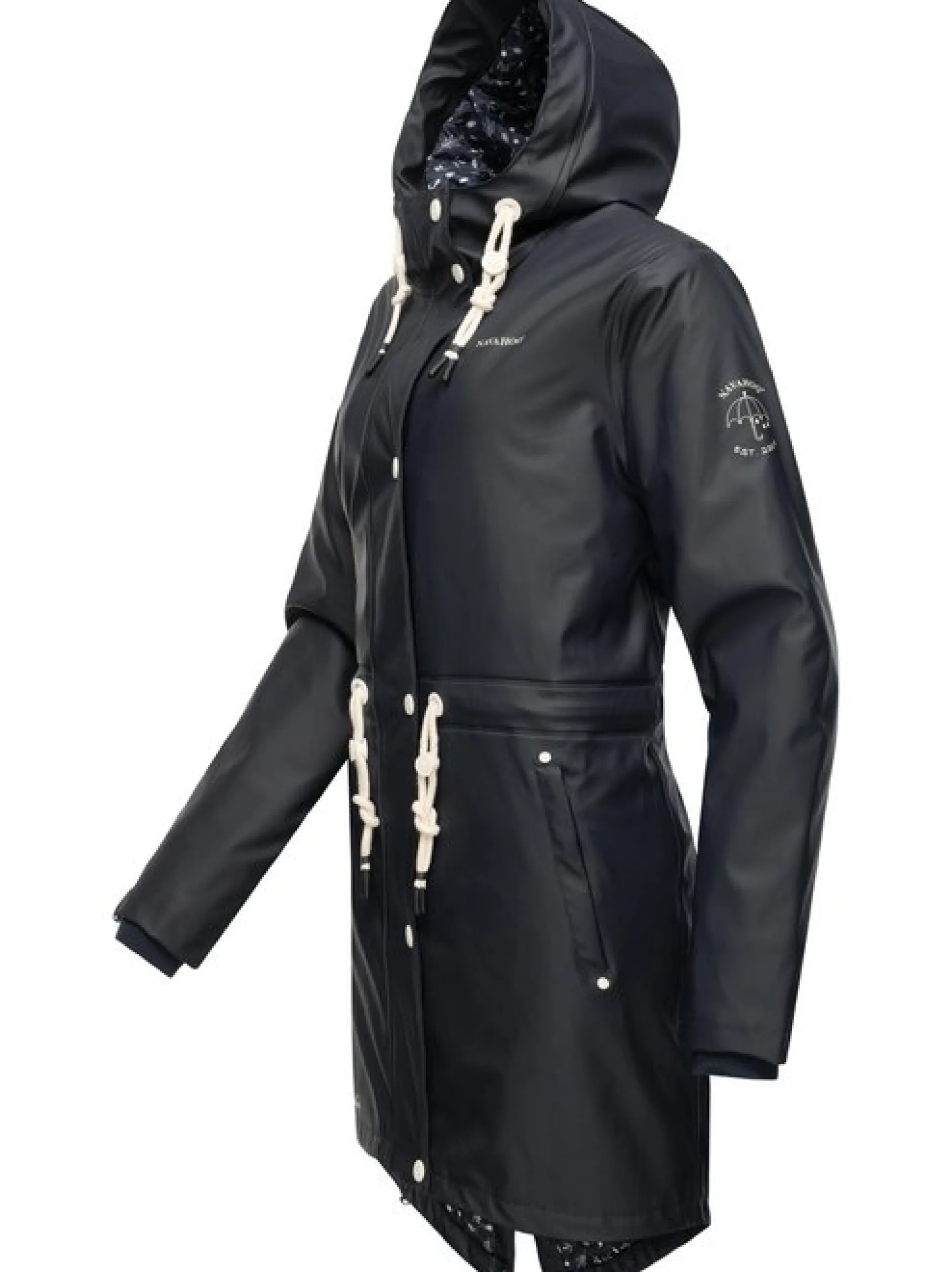 Navahoo Damen Regenjacke - Flower of Ocean in marine