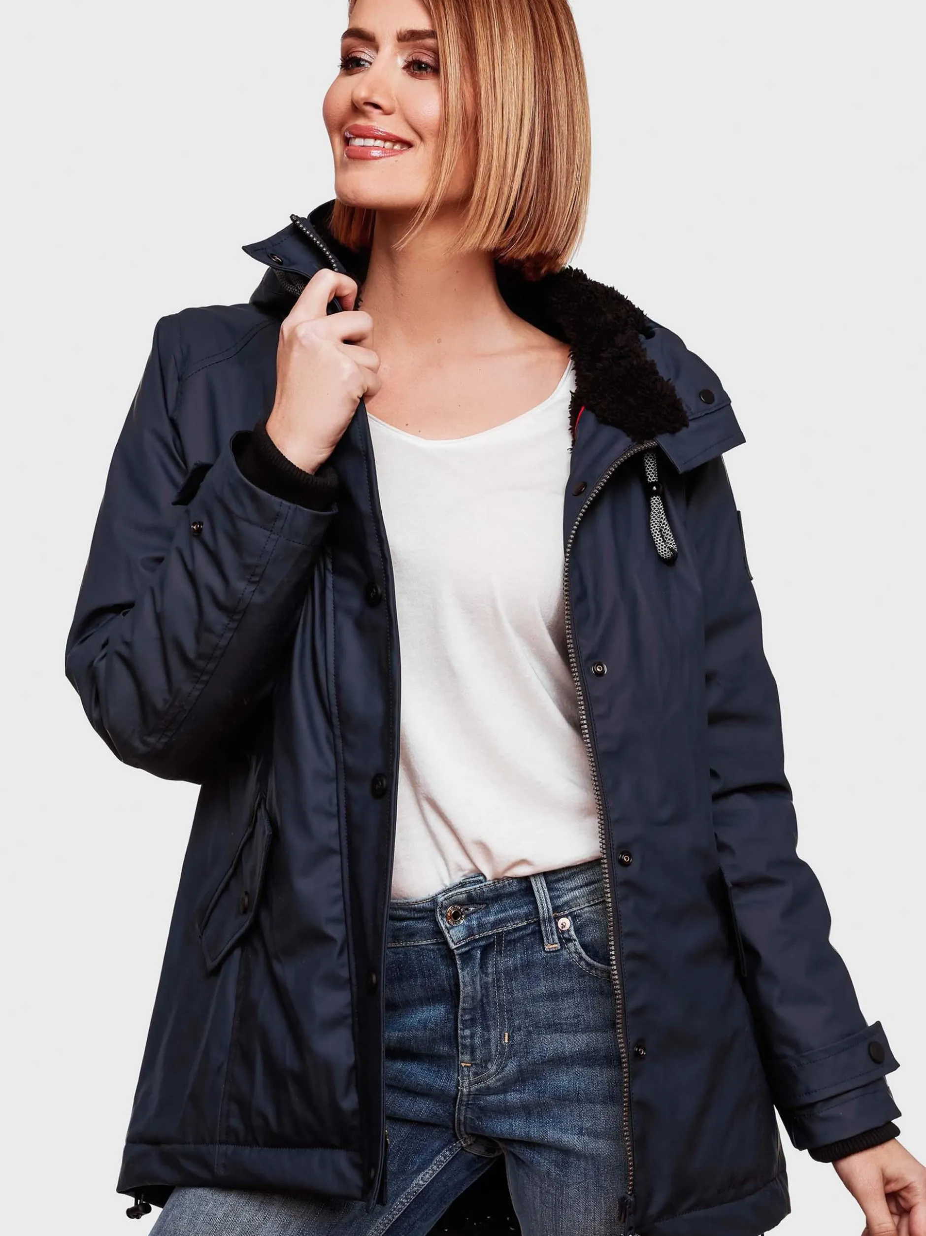 Navahoo Damen Regenjacke - Lindraa in marine