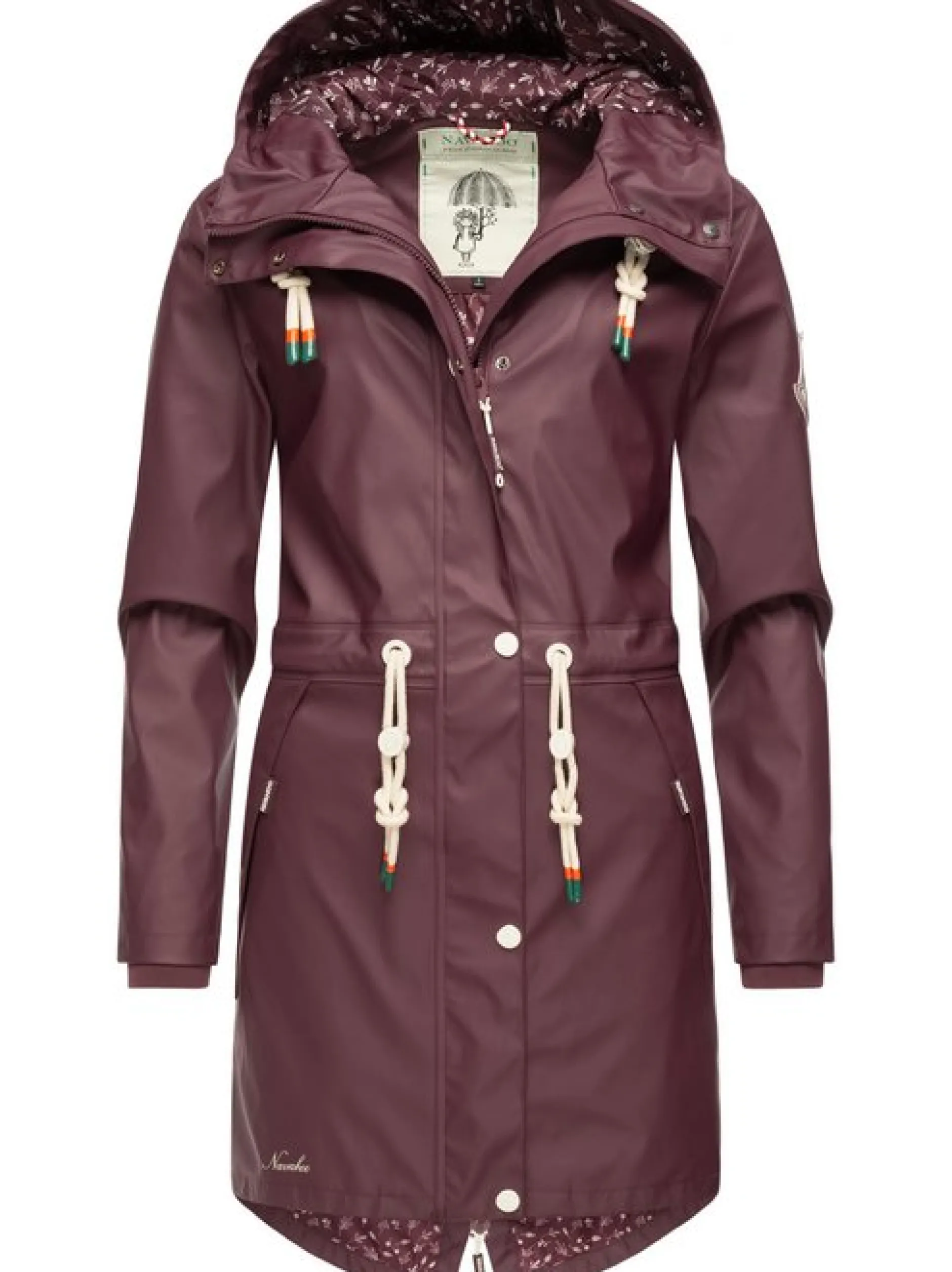 Navahoo Damen Regenjacke - Tropical Storm OO in lila