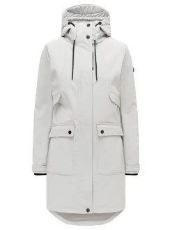 Navahoo Damen Softshellmantel - Morgennebel 14 in ecru