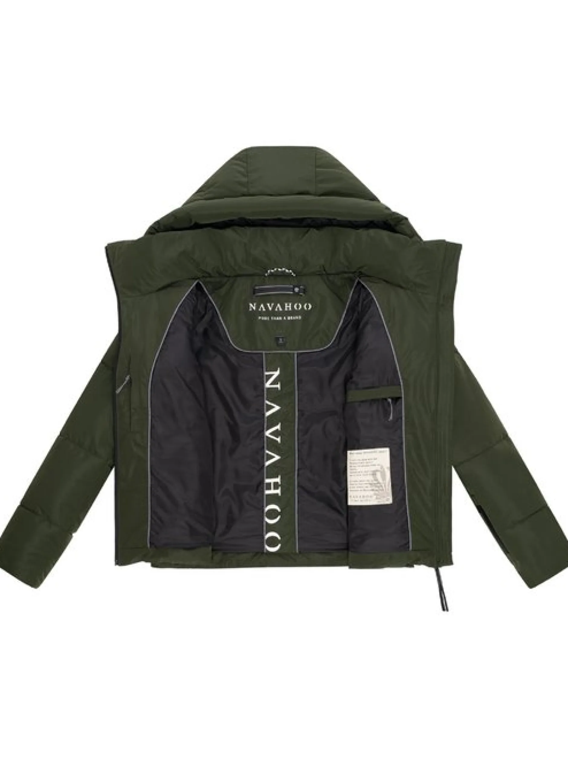 Navahoo Damen Steppjacke - Frostherz XIV in oliv