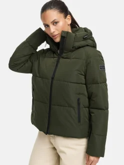 Navahoo Damen Steppjacke - Frostherz XIV in oliv