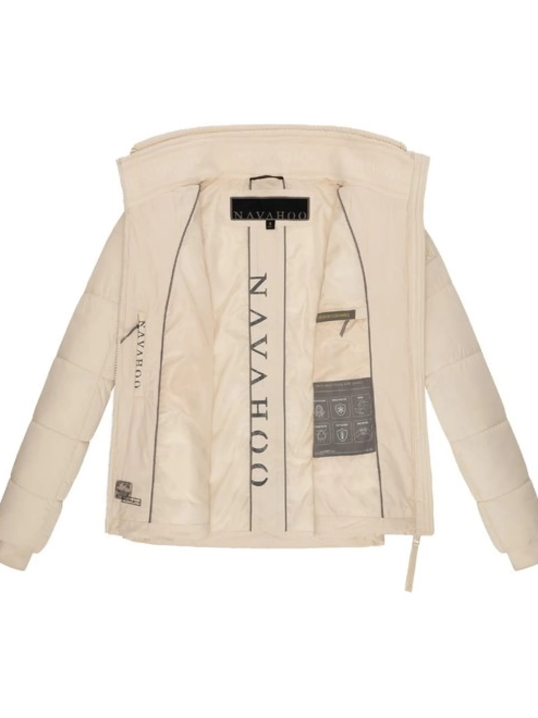 Navahoo Damen Steppjacke - Liebesfee 14 in beige