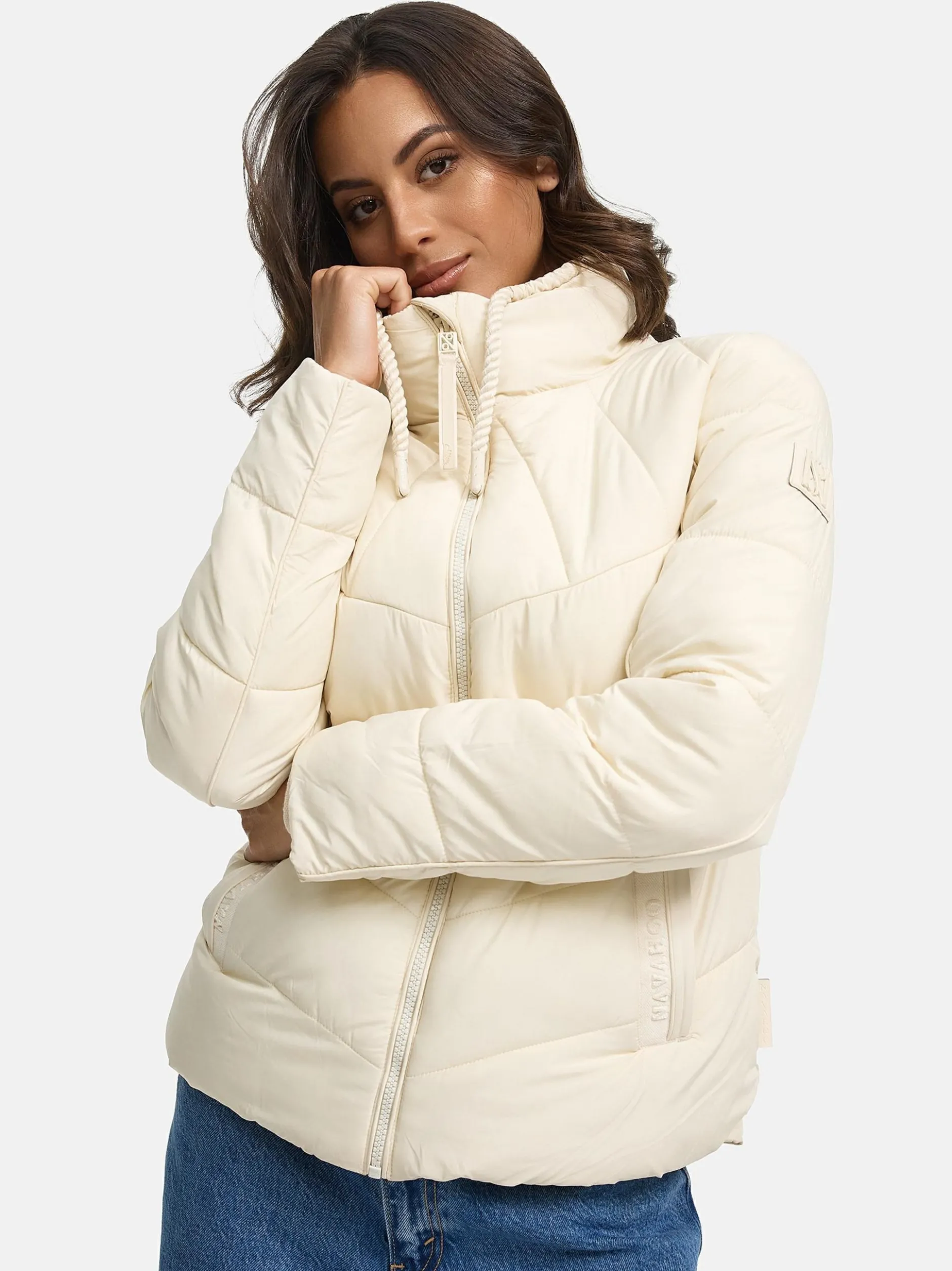 Navahoo Damen Steppjacke - Liebesfee 14 in beige