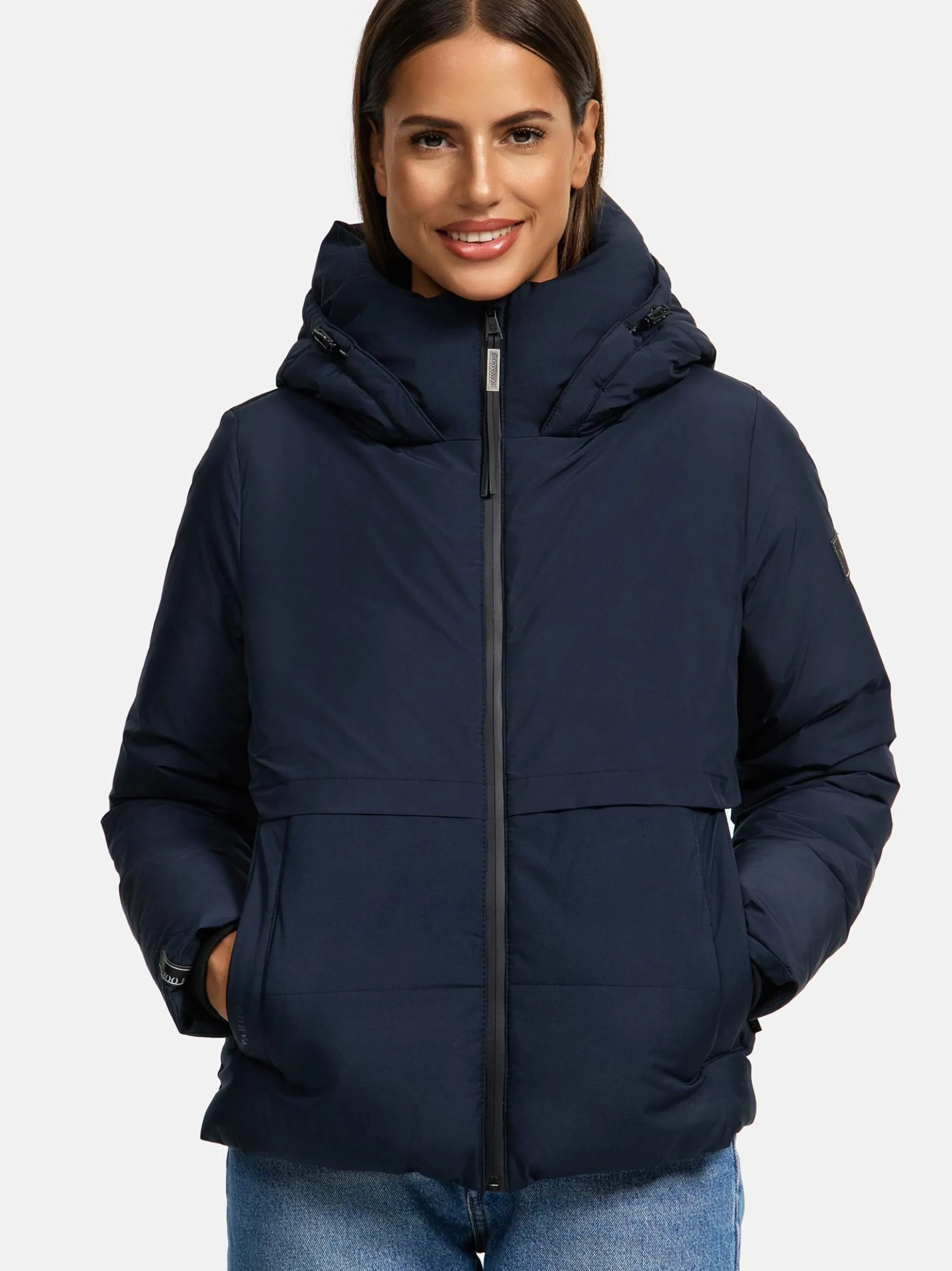 Navahoo Damen Steppjacke - Liebesküken XIV in marine