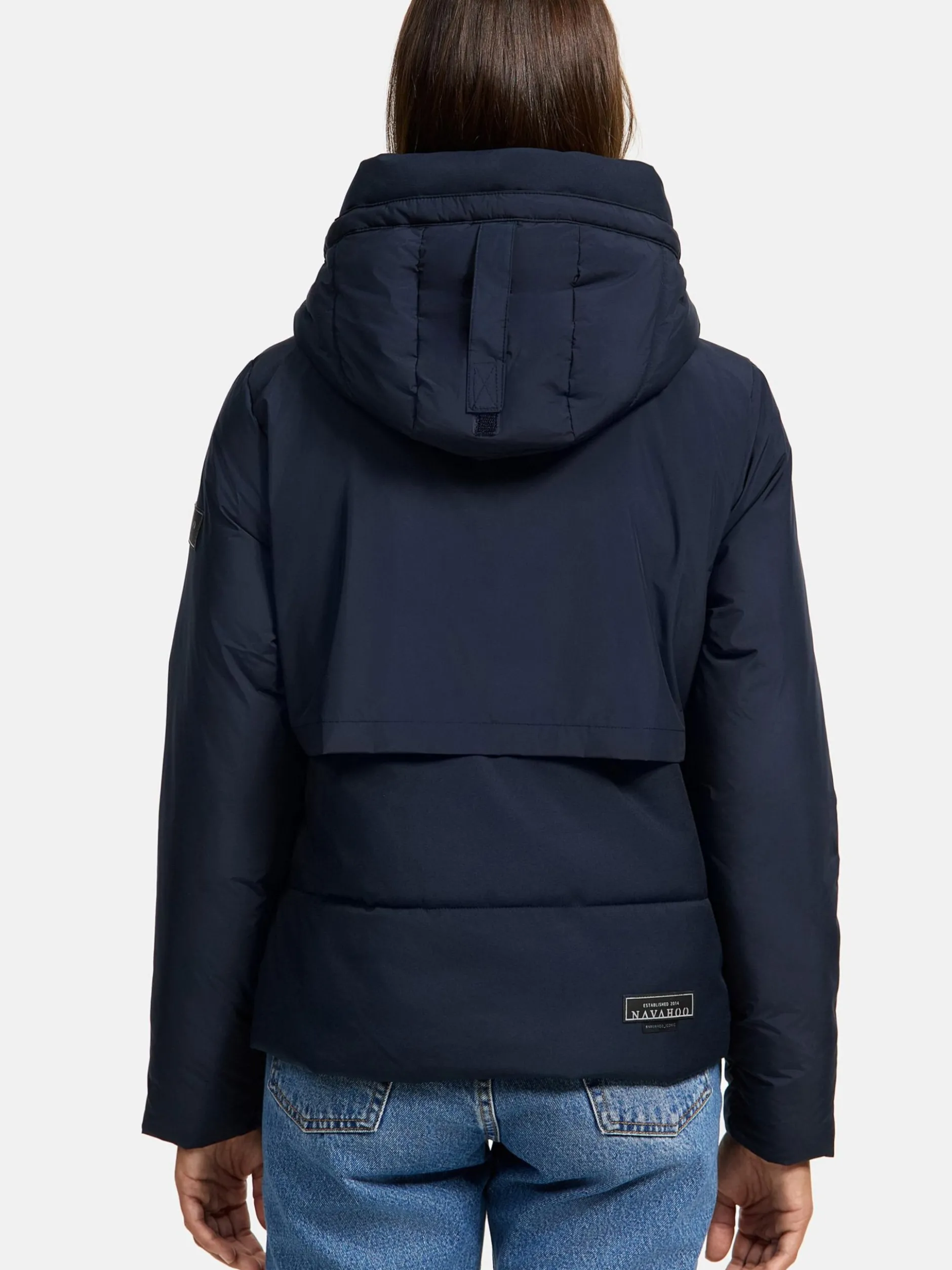 Navahoo Damen Steppjacke - Liebesküken XIV in marine