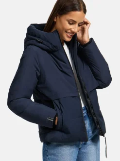 Navahoo Damen Steppjacke - Liebesküken XIV in marine