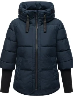 Navahoo Damen Steppjacke - Lotusherz XIV in marine