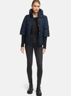 Navahoo Damen Steppjacke - Lotusherz XIV in marine