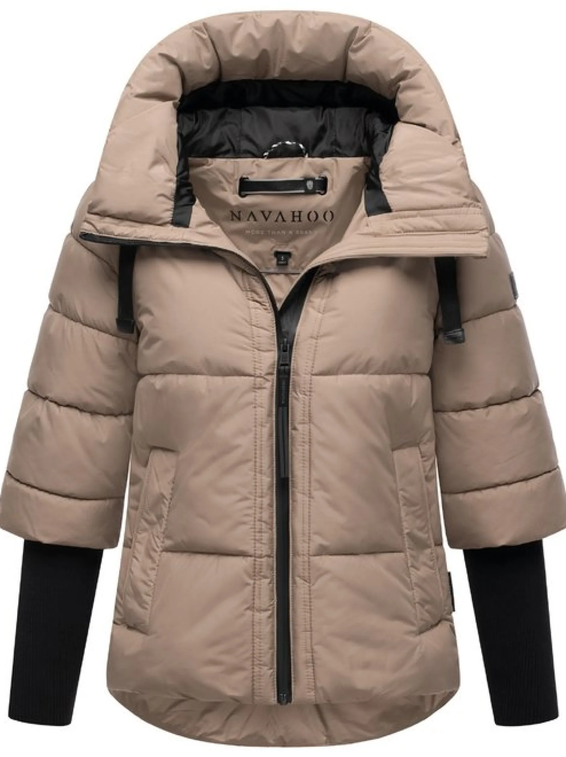 Navahoo Damen Steppjacke - Lotusherz XIV in taupe