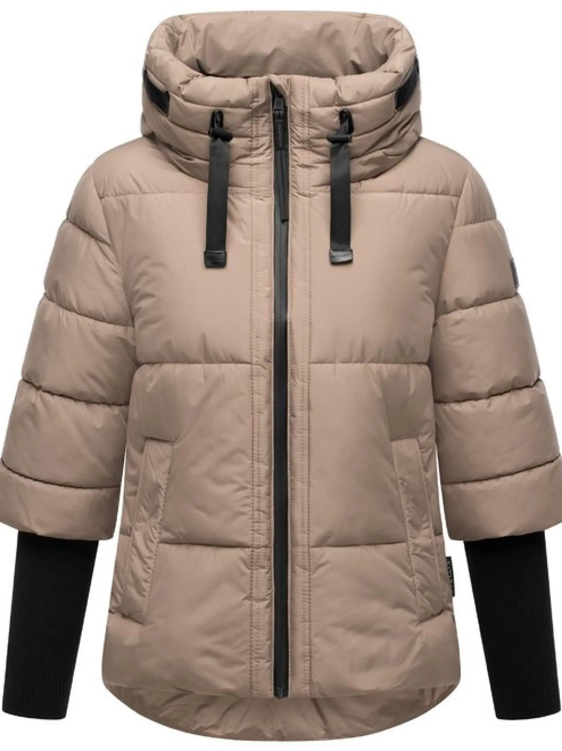 Navahoo Damen Steppjacke - Lotusherz XIV in taupe