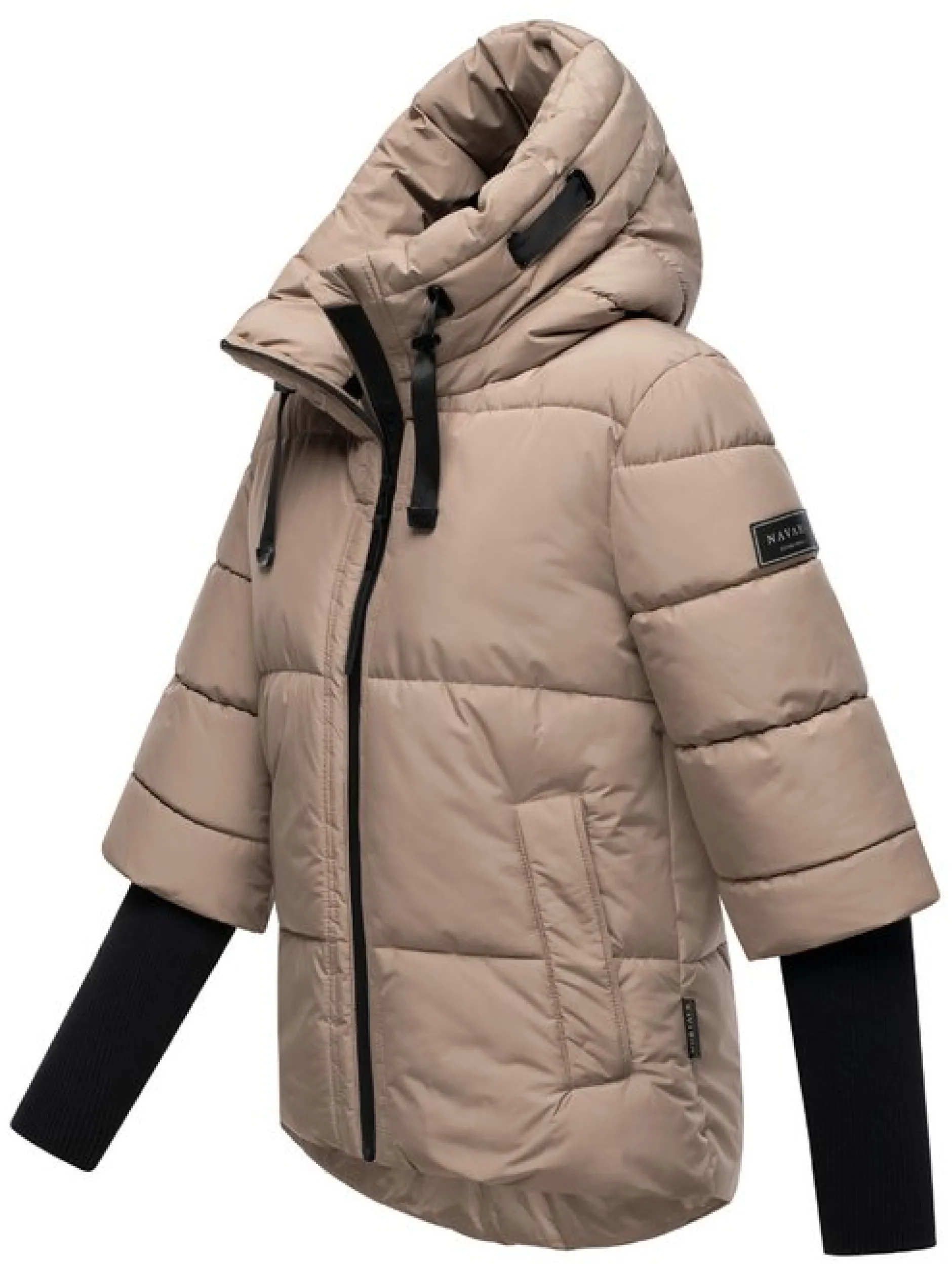Navahoo Damen Steppjacke - Lotusherz XIV in taupe