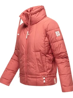 Navahoo Damen Steppjacke - Luftzauber 14 in koralle