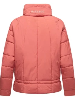 Navahoo Damen Steppjacke - Luftzauber 14 in koralle