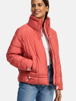 Navahoo Damen Steppjacke - Luftzauber 14 in koralle