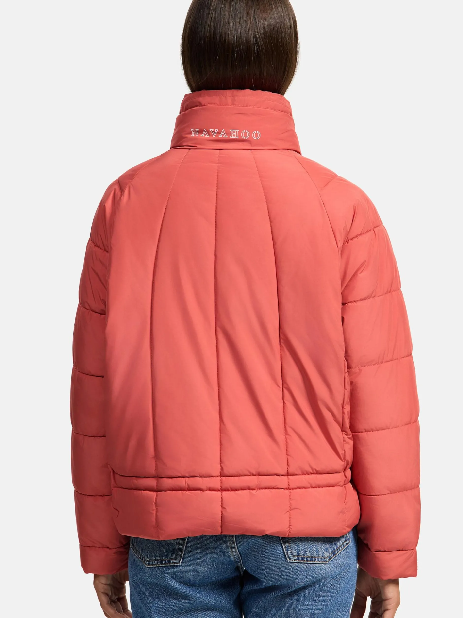 Navahoo Damen Steppjacke - Luftzauber 14 in koralle