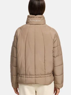 Navahoo Damen Steppjacke - Luftzauber 14 in taupe