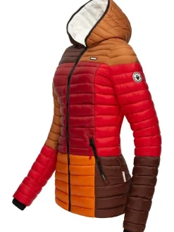 Navahoo Damen Steppjacke - Multikulti in braun