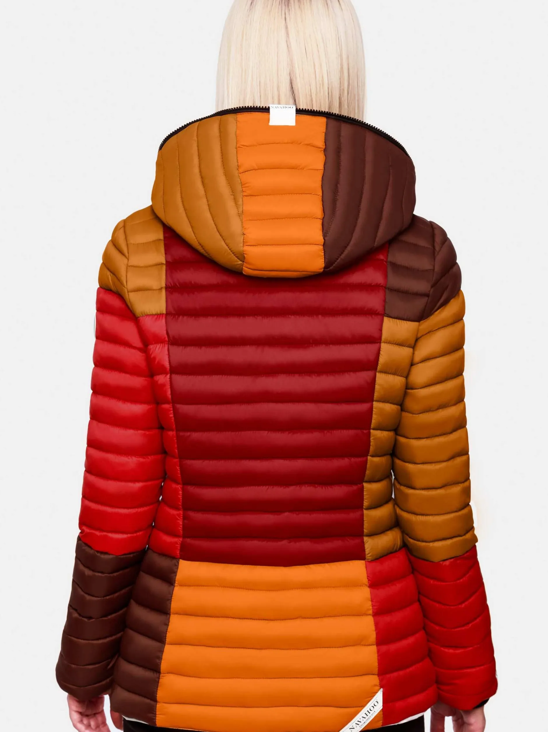 Navahoo Damen Steppjacke - Multikulti in braun