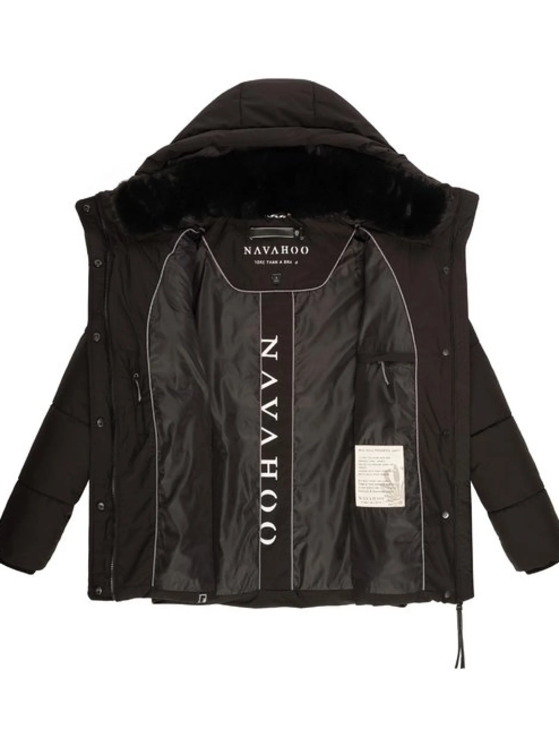 Navahoo Damen Steppjacke - Sag ja XIV in schwarz