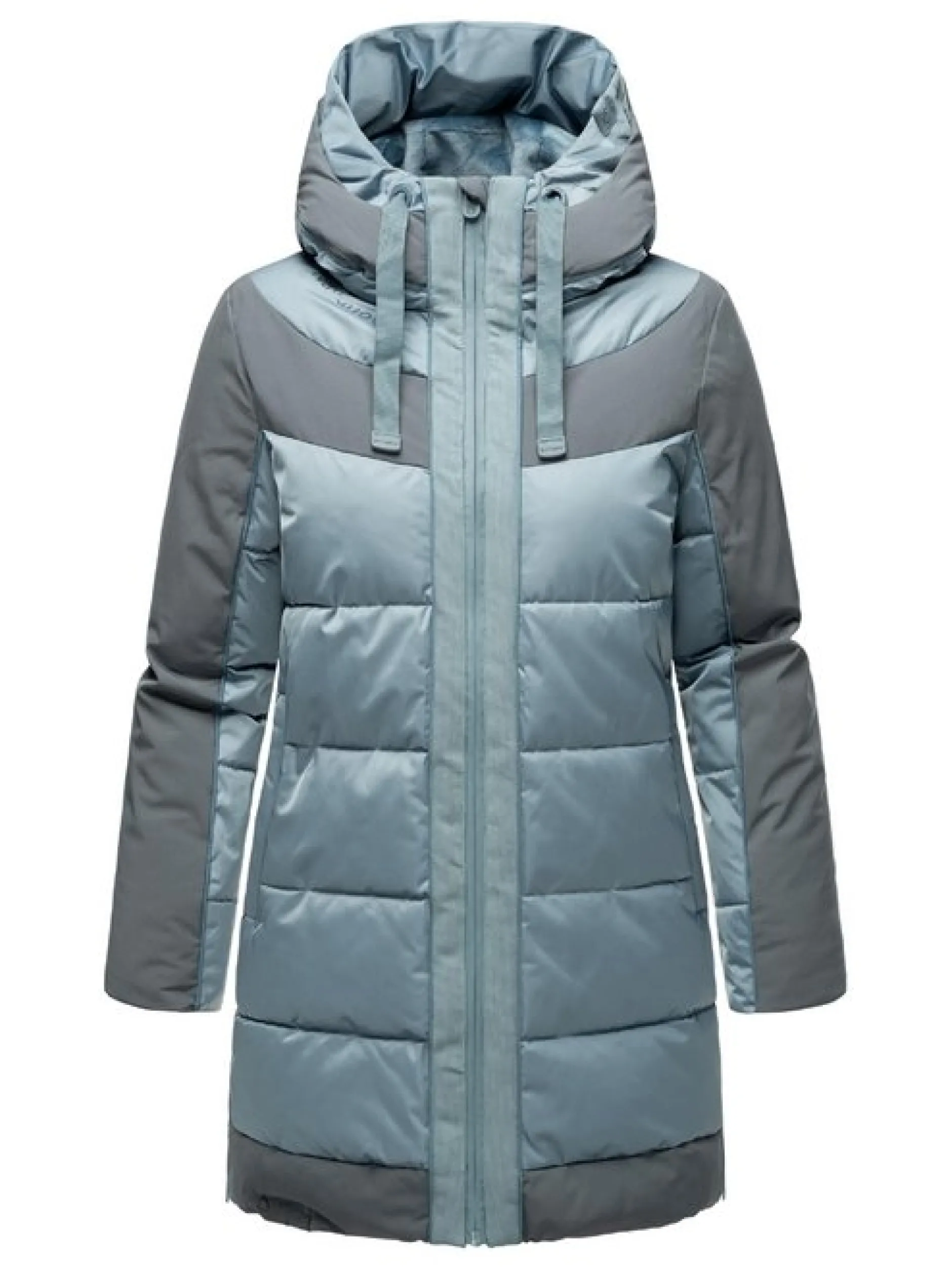 Navahoo Damen Steppjacke - Samtkätzchen in blau