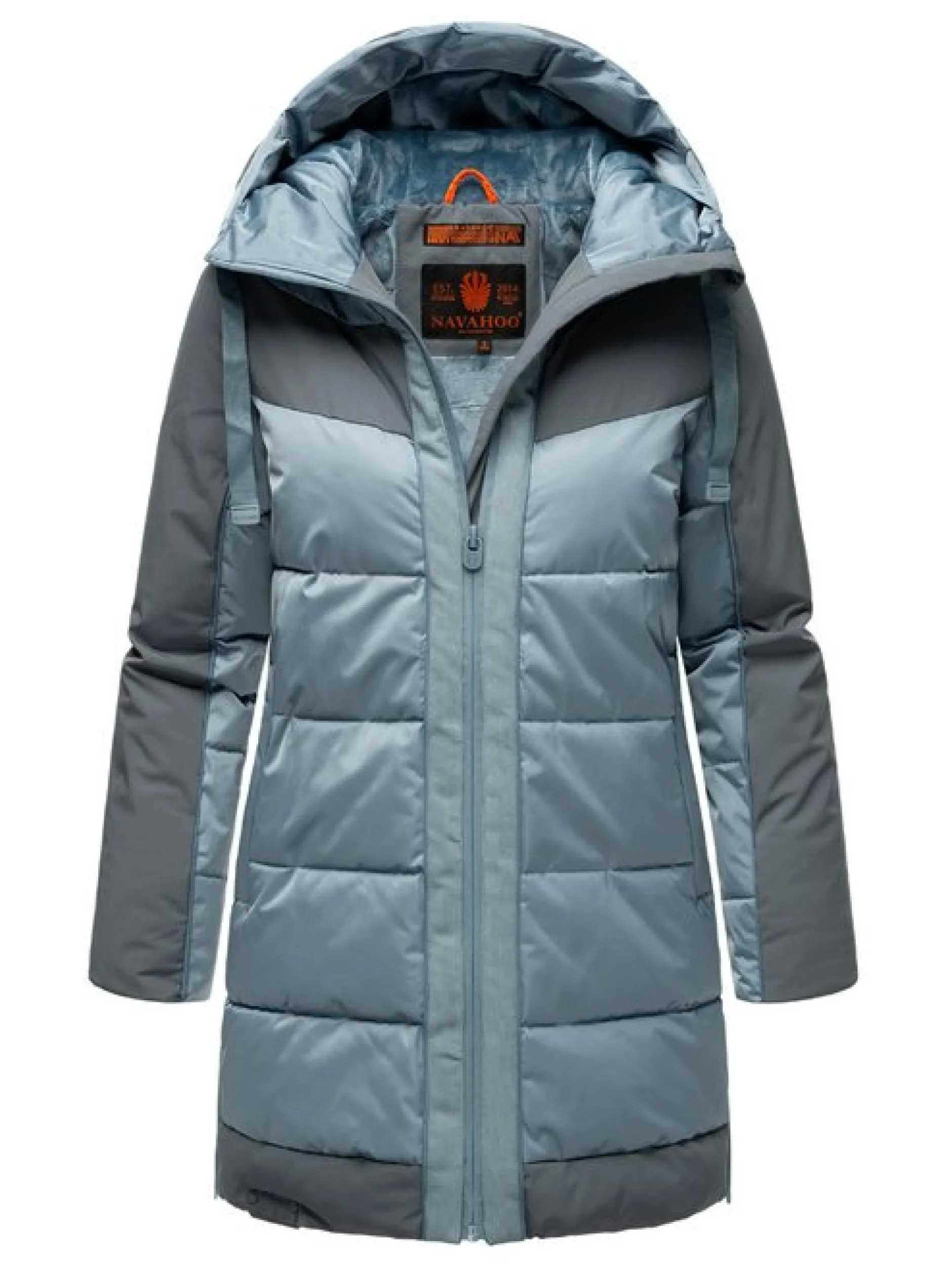 Navahoo Damen Steppjacke - Samtkätzchen in blau