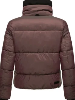 Navahoo Damen Steppjacke - Sternschnüppchen in aubergine