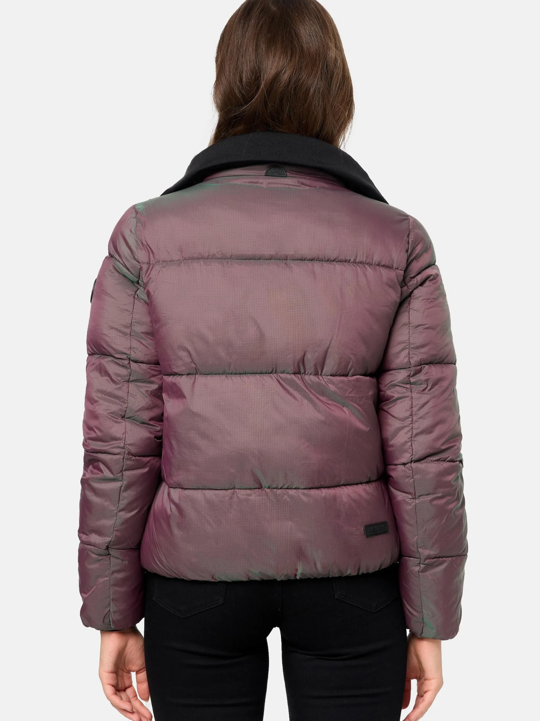 Navahoo Damen Steppjacke - Sternschnüppchen in aubergine