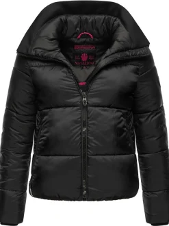 Navahoo Damen Steppjacke - Sternschnüppchen in schwarz