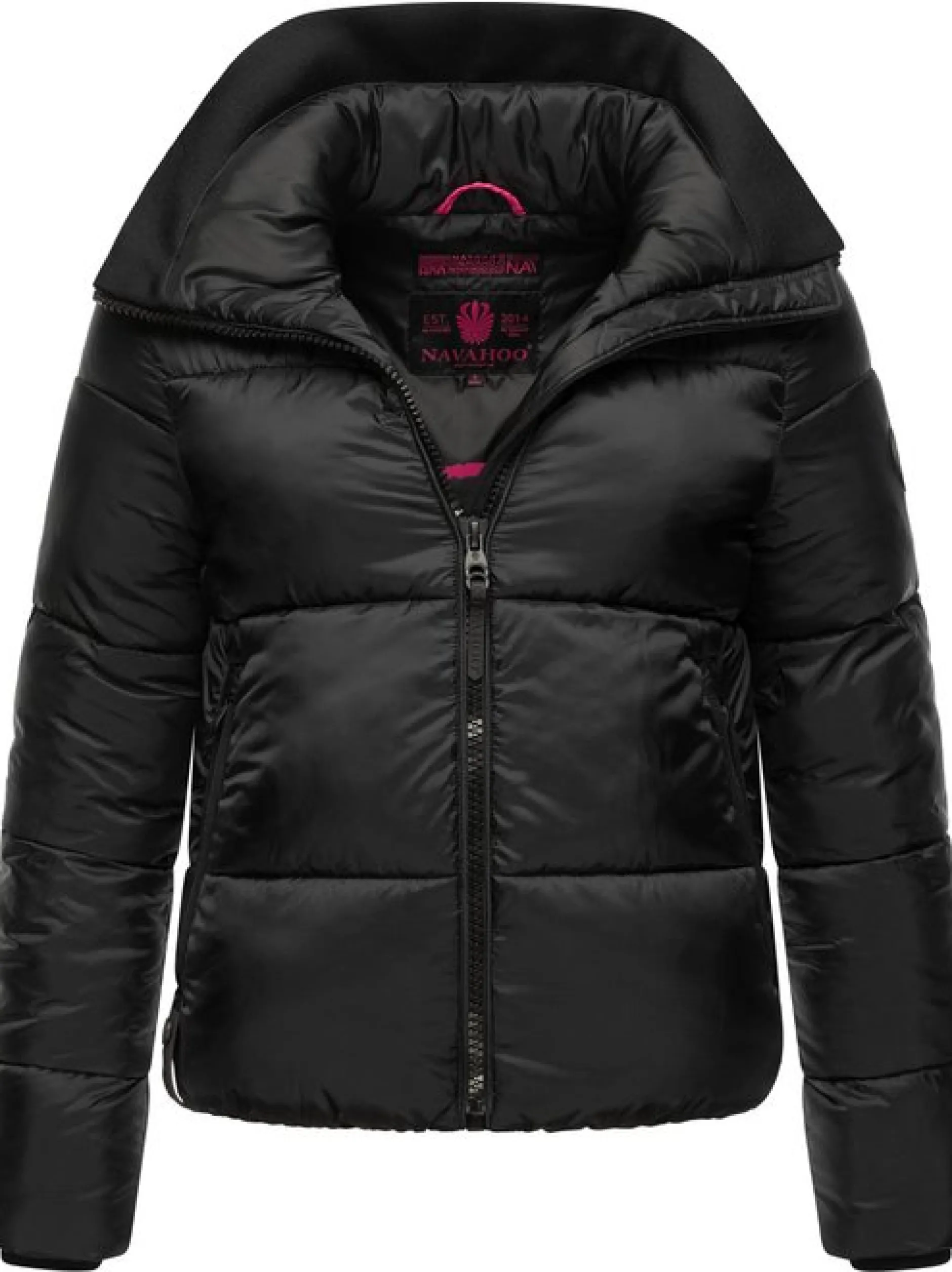 Navahoo Damen Steppjacke - Sternschnüppchen in schwarz