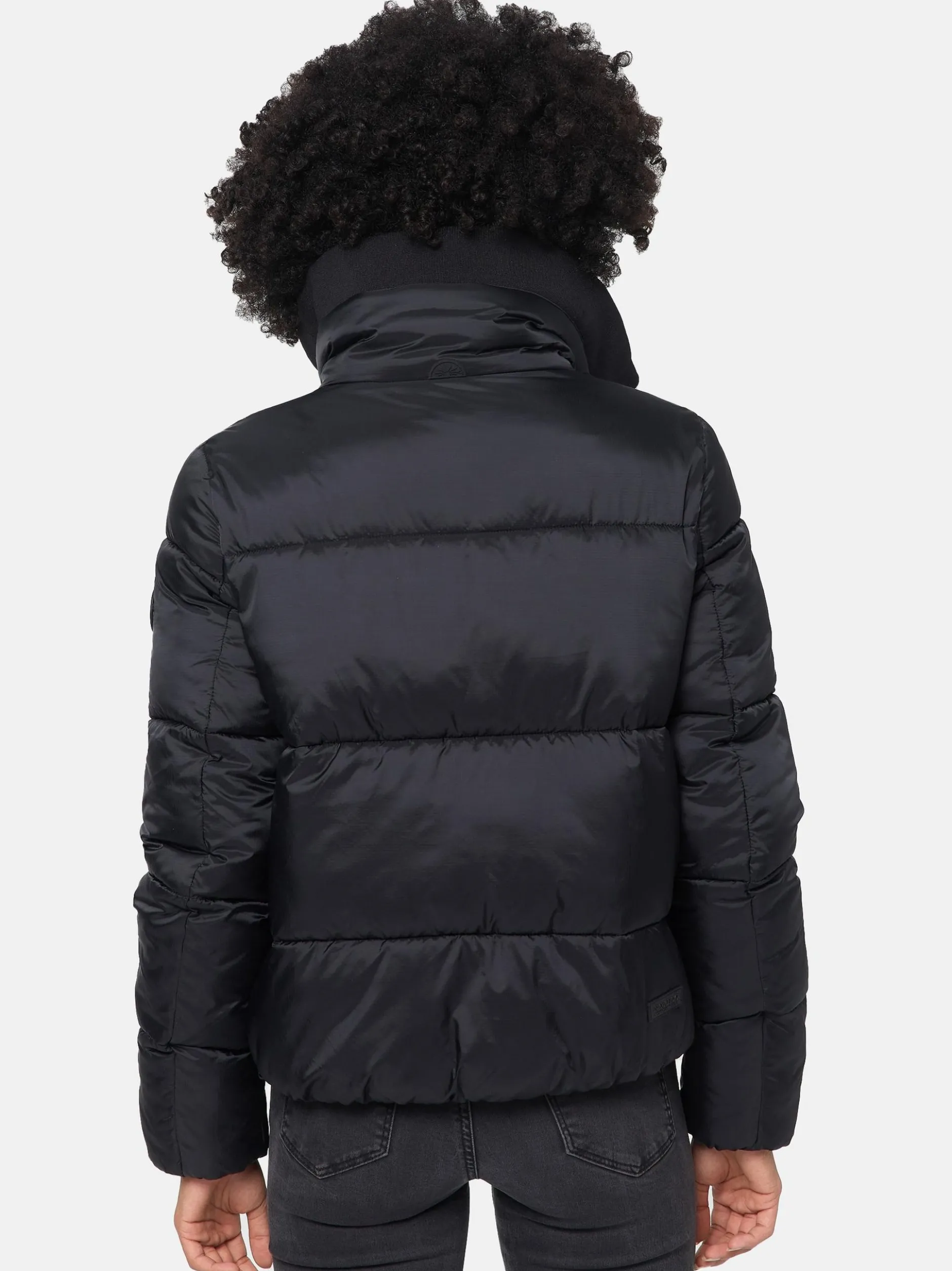 Navahoo Damen Steppjacke - Sternschnüppchen in schwarz