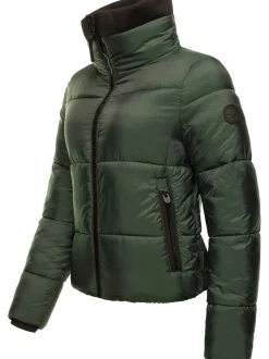 Navahoo Damen Steppjacke - Sternschnüppchen in tanne