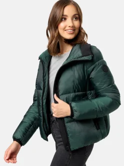 Navahoo Damen Steppjacke - Sternschnüppchen in tanne