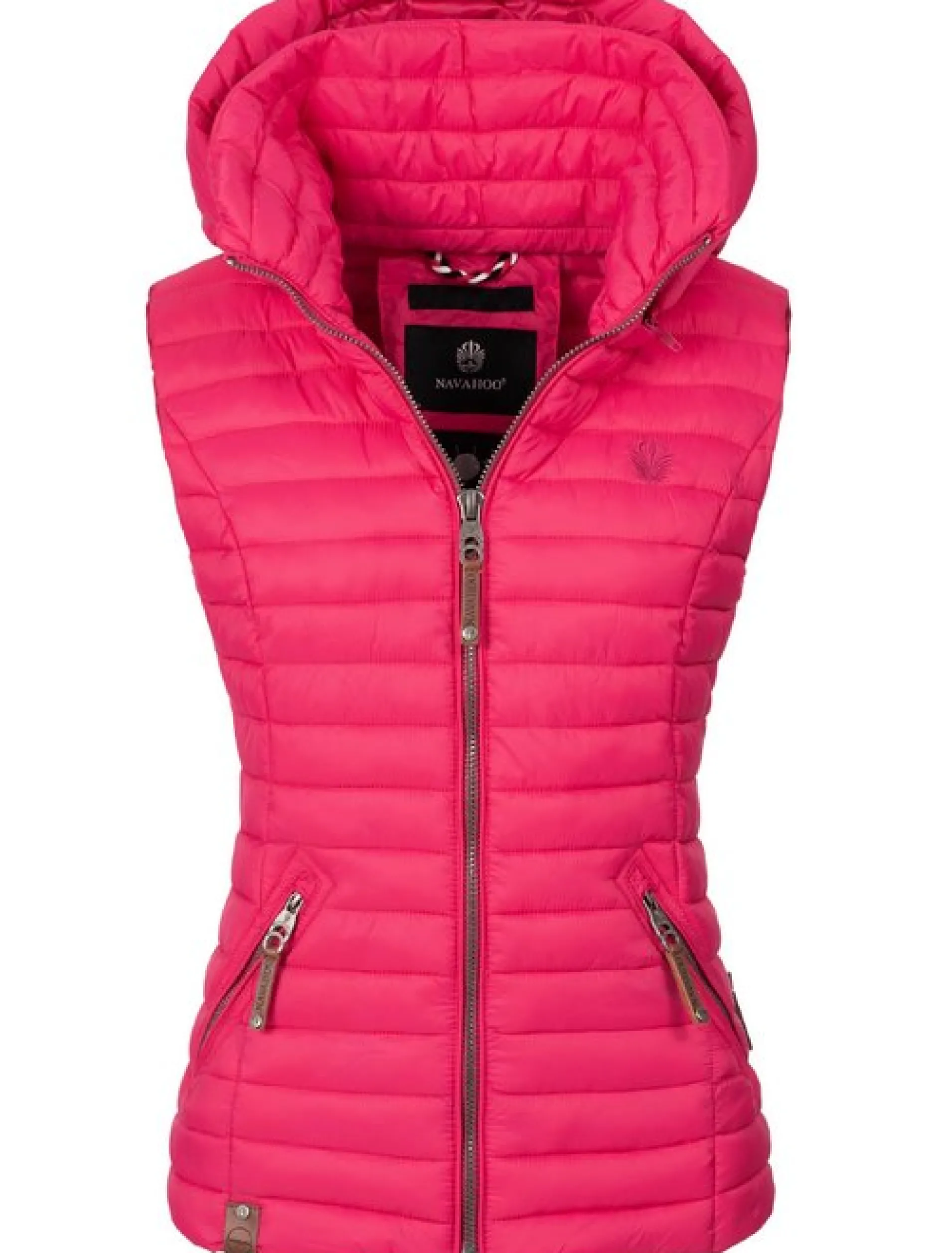 Navahoo Damen Steppweste - Shadaa in rosa