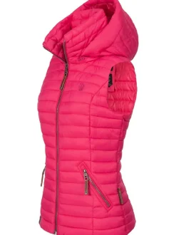 Navahoo Damen Steppweste - Shadaa in rosa