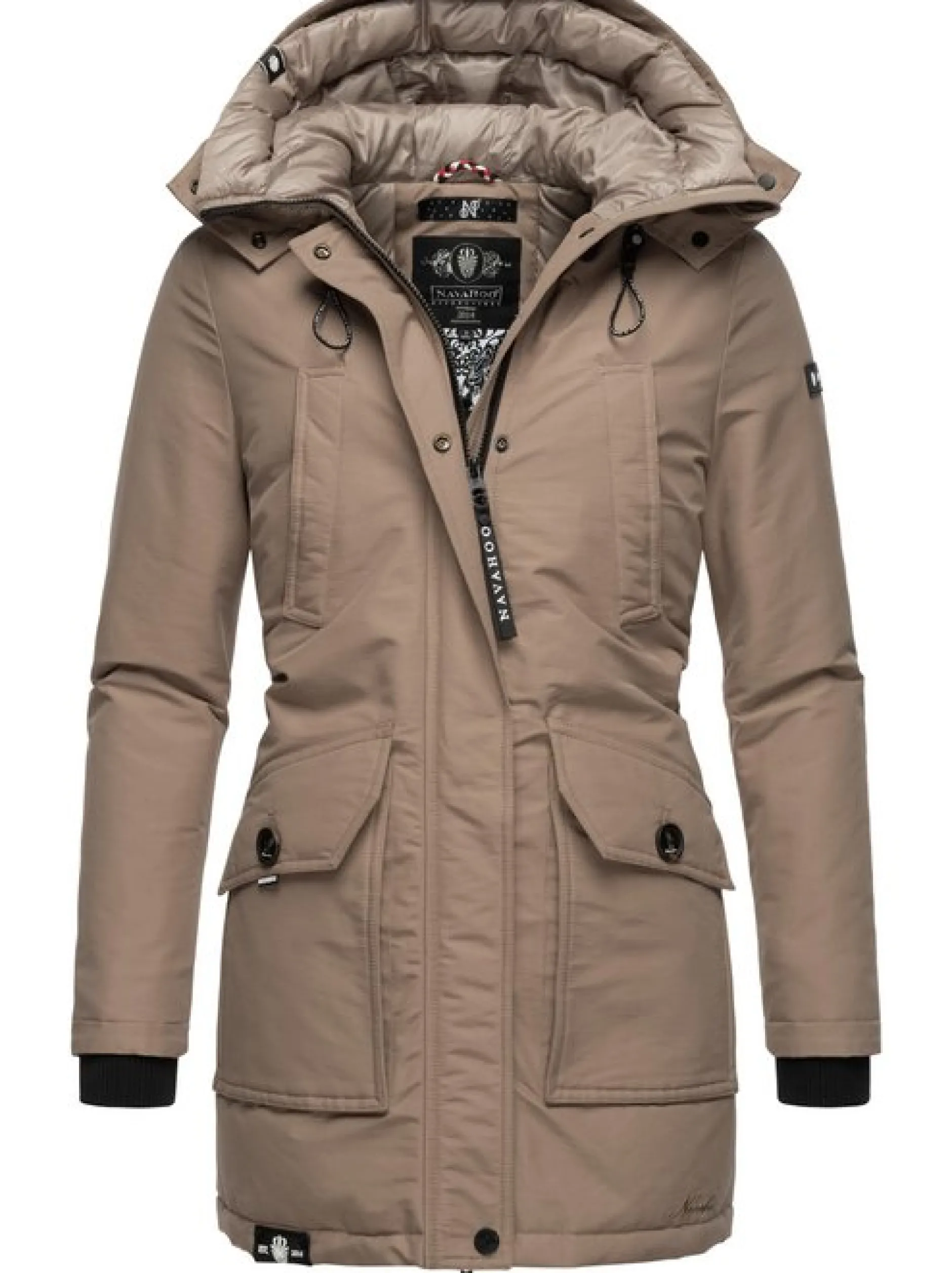 Navahoo Damen Winterjacke - Blizzardstorm in taupe