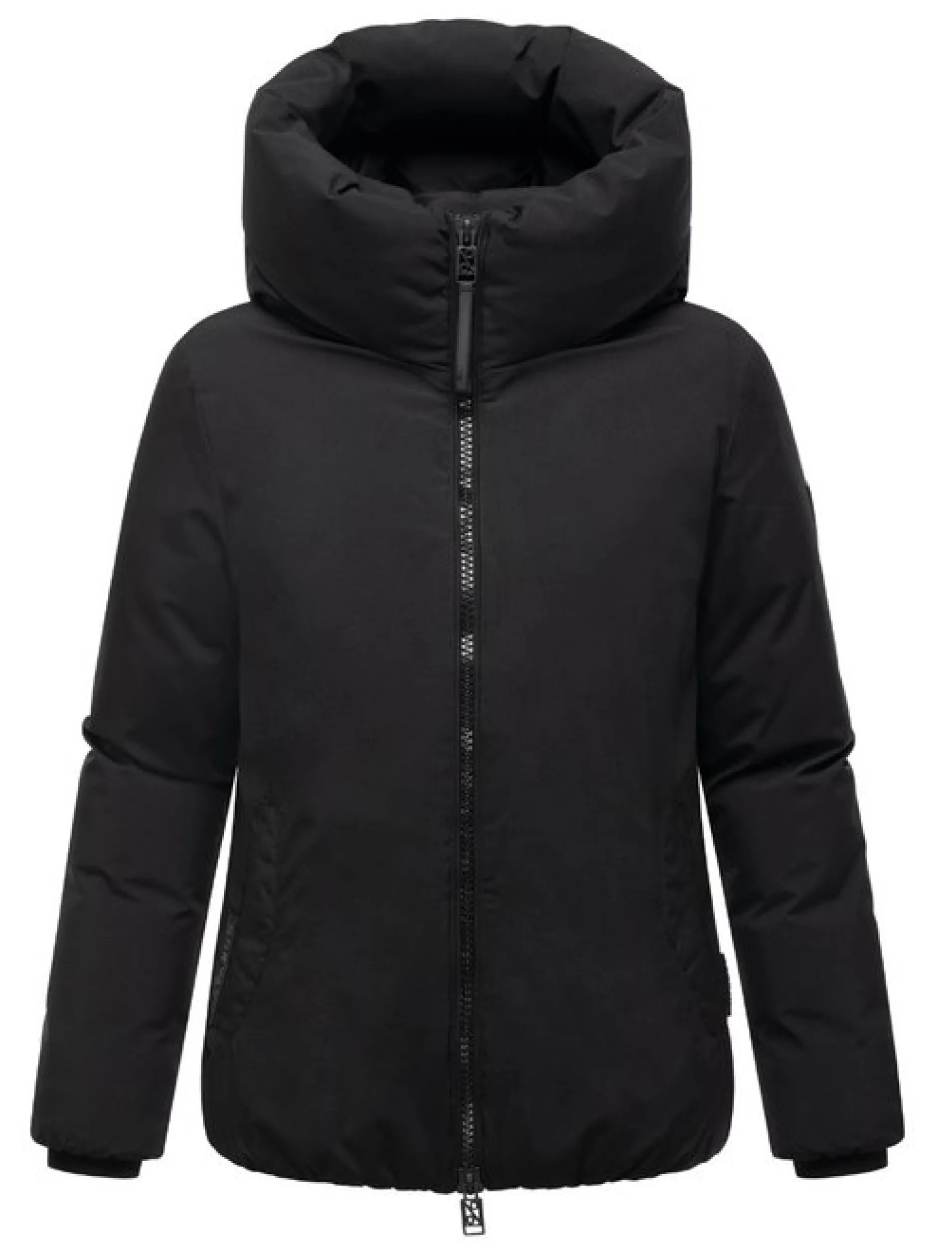Navahoo Damen Winterjacke - Blütenlicht 14 in schwarz