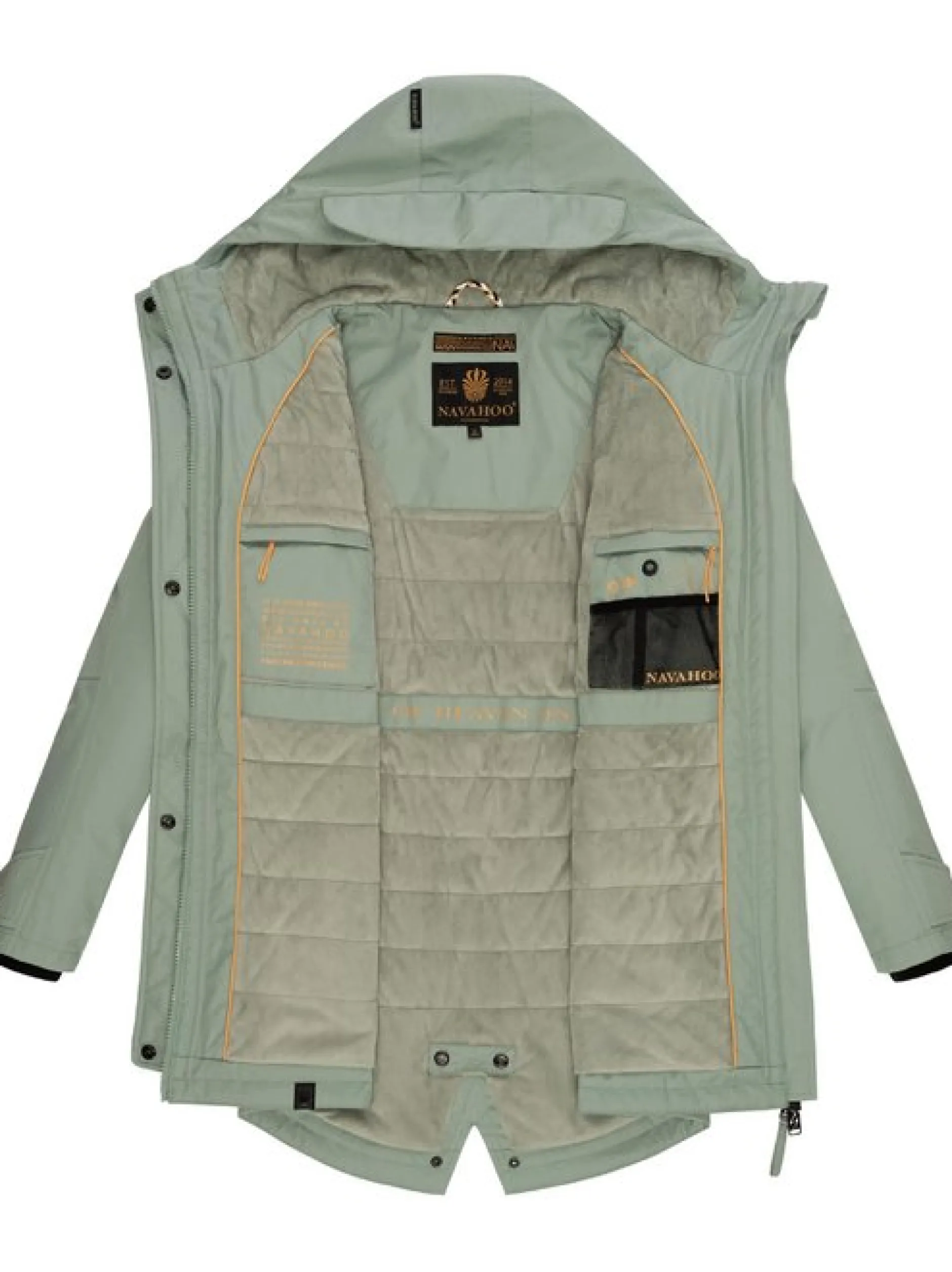 Navahoo Damen Winterjacke - Brinjaa in mint