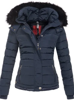 Navahoo Damen Winterjacke - Chloe in blau