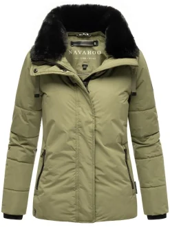 Navahoo Damen Winterjacke - Frostii XIV in oliv