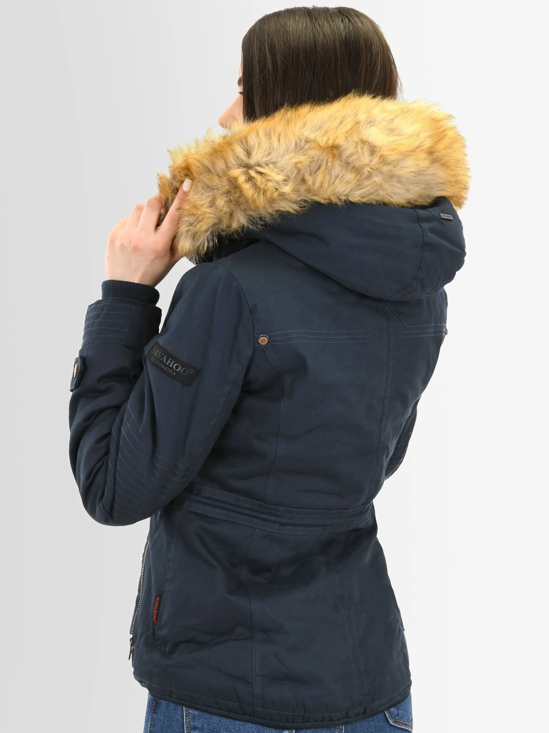Navahoo Damen Winterjacke - Pearl in blau