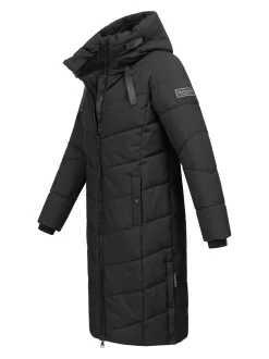 Navahoo Damen Winterjacke - Schmatzibär in schwarz