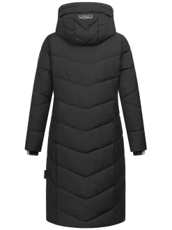 Navahoo Damen Winterjacke - Schmatzibär in schwarz