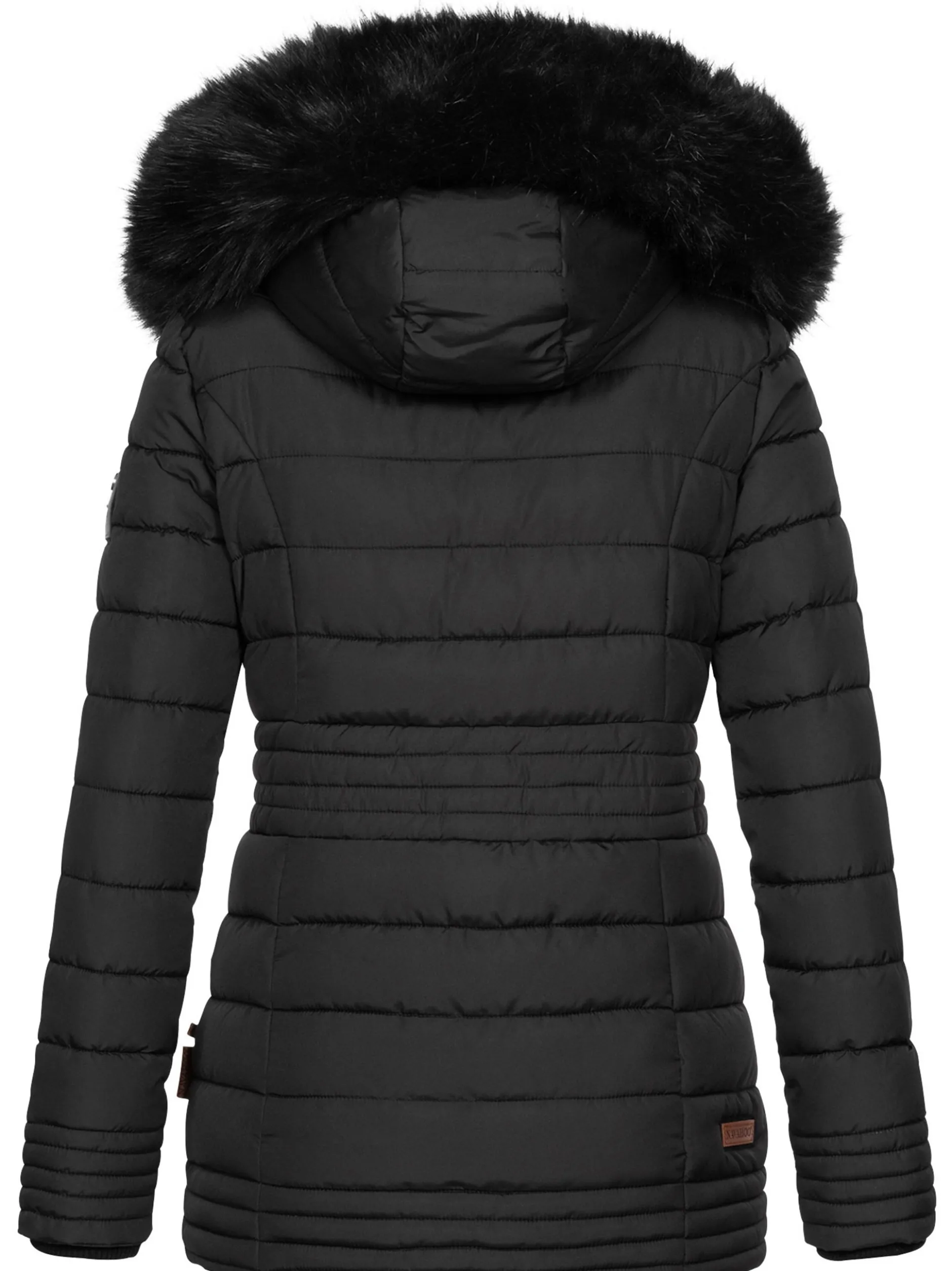 Navahoo Damen Winterjacke - Umay Pri in schwarz
