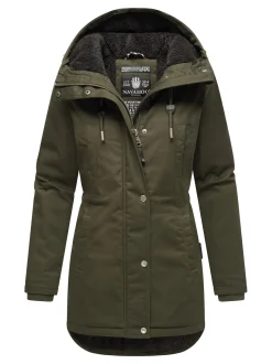 Navahoo Damen Winterjacke - Winterfunke in oliv