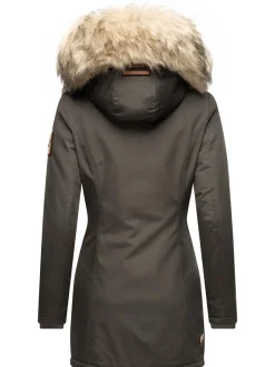 Navahoo Damen Wintermantel - Cristal in anthrazit