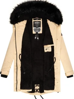 Navahoo Damen Wintermantel - Luluna Prc in beige